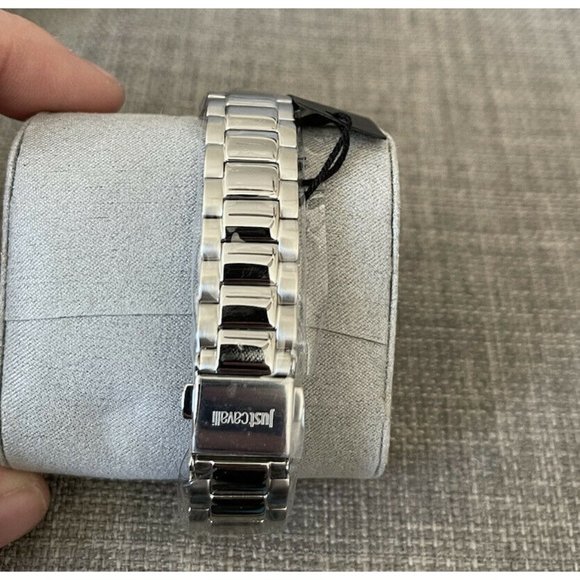 NWT Just Cavalli Silver Toned Watch JC1L008M0065 main image 4